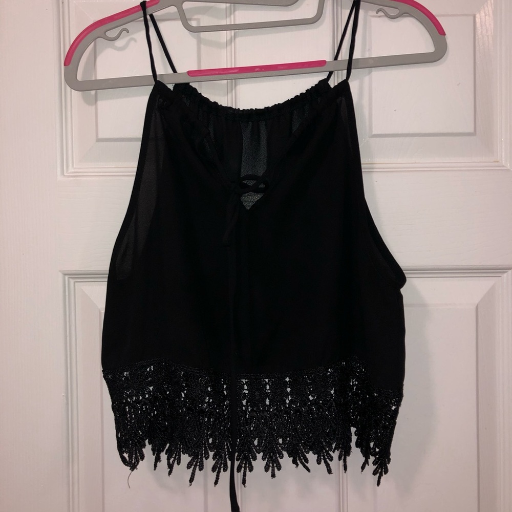 Urban outfitters halter crop top